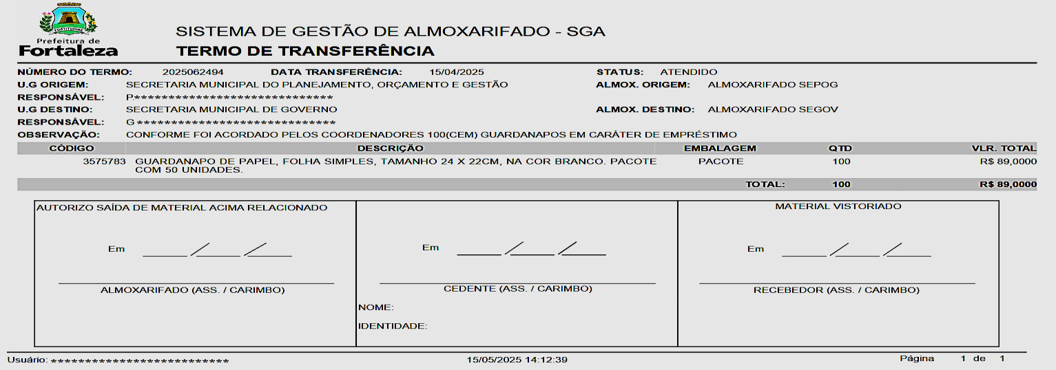 Fig. 51.1 - Modelo do termo de transferência