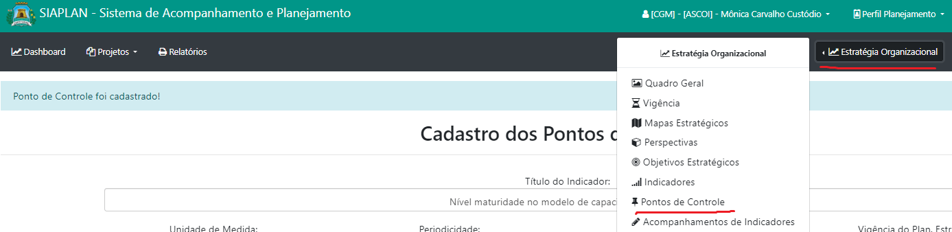 Como monitorar os Indicadores Estratégicos?