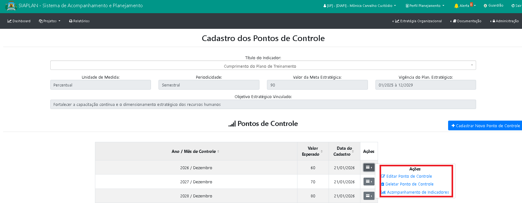 Como monitorar os Indicadores Estratégicos?