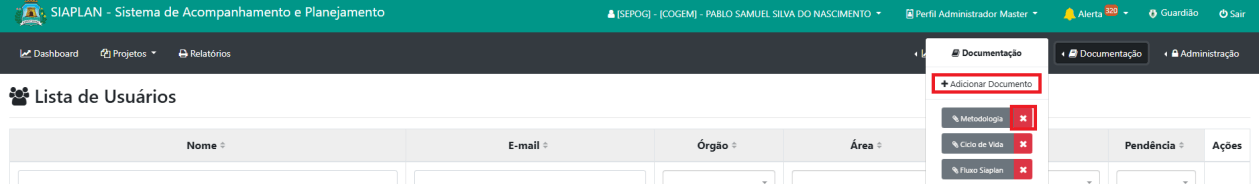 DOCUMENTAÇÃO